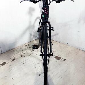 ◎地域限定送料無料★美品 中古★自転車 クロスバイク 700×25C アルミフレーム 変速 ブラック ピンクロゴ【PRIME】DB2Pの画像9