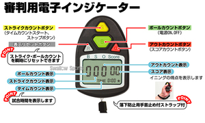 デジタルベースボールカウンターBSO インジケーター ダンノ s