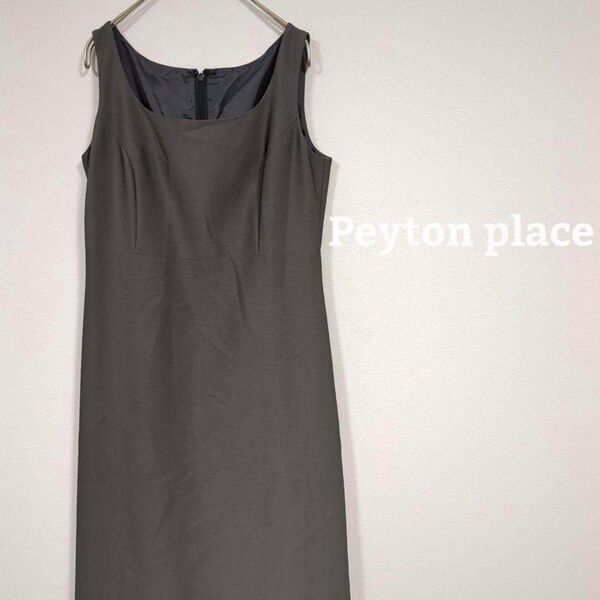 【Peyton place】ペイトンプレイス ワンピース 袖なし ノースリーブ シンプル