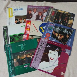 DURAN DURAN record LP 7 sheets together Duran Duran RIO other album 