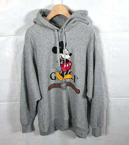 Gucci × Disney コラボ ミッキー パーカー サイズ:S 品番:604218 グッチ ディズニー ☆良品☆[662-0514-N3]