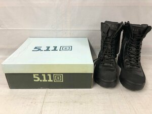 ミリタリーブーツ 5.11 tactical series BK サイズEUR41 日本サイズ約25.0cm[38-0317-K4]☆良品☆