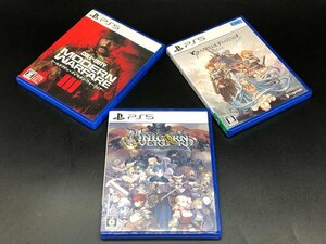 PS5 3本まとめ ユニコーンオーバーロード/コールオブデューティモダン・ウォーフェアⅢ/グランブルーファンタジー リリンク [25-0516-7T4]