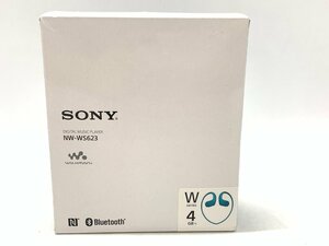 SONY ウォークマン イヤホン NW-WS623 ブルー WALKMAN 充電器付き ソニー ヘッドホン一体型ウォークマン [55-0517-S6]☆良品☆