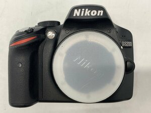 NIKON D3200 ボディ ニコン デジタルカメラ 本体のみ 充電器なし ☆良品☆[554-0519-S5]