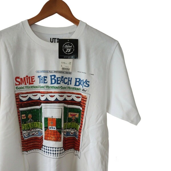 未使用 新品 ビーチ・ボーイズ スマイル The Beach Boys SMiLE　ユニクロ UT Ｌサイズ ブライアン・ウィルソン Capitol Records