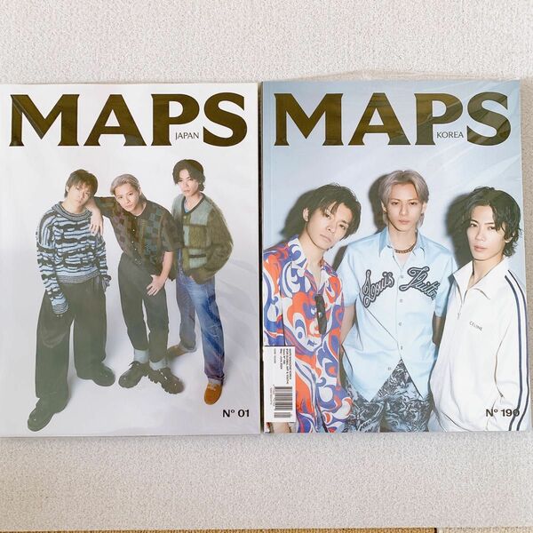 【新品未読品】MAPS KOREA MAPS JAPAN Number_i 平野紫耀 岸優太 神宮寺勇太