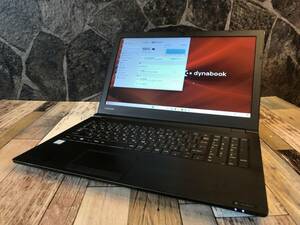 【良品/新品SSD】dynabook B65/J/Core i7 7600U 2.8G/SSD512GB/8GB/15.6FHD/office/Win11/DVDRW/カメラ/A419