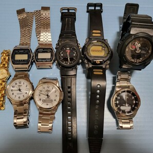 カシオ、 CASIO、 腕時計、 G-SHOCK、ジャンク、9本まとめての画像1