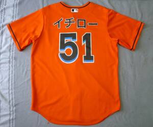 MLB Jersey【 イチロー枚数限定販売ユニフォーム／縫い付け／サイズ40／タグ付き／made in usa／MIAマーリンズ(2015-2017)】送料750円～