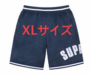 supreme Ultrasuede Mesh Short Navy XLサイズ