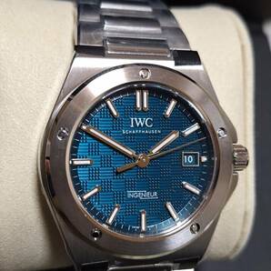 【新品】レア IWC インジュニア IW328903 グリーンアクア 40mm メンズ 腕時計 ジェネリックパーツ品の画像1