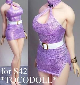 *toco*Phicen/TBLeague для S42 Fit выставить / light purple металлик 