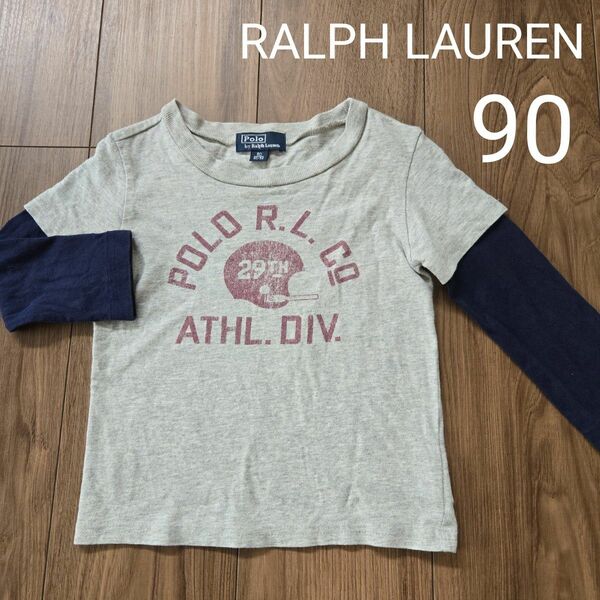 【RALPH LAUREN】 長袖 トップス Tシャツ ロンティ