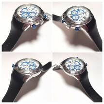 【1円】 時計 Columbia コロンビア CA004 0210 QUARTZ クォーツ クロノグラフ デイト ラウンド 10気圧防水 腕時計 ウォッチ ジャンク品扱い_画像6