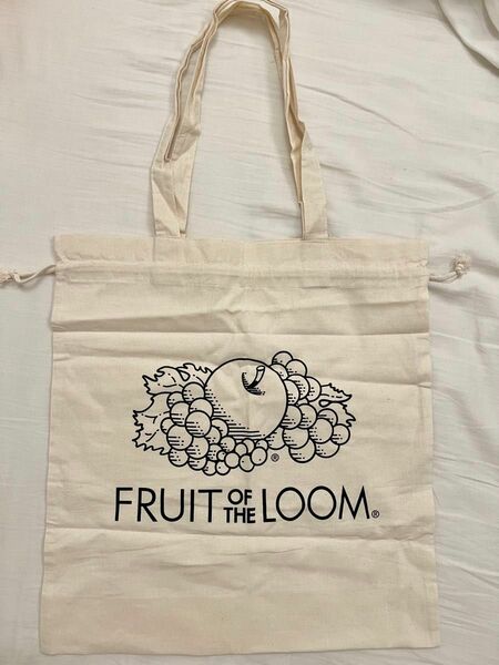 fruit of the room コットン　ベージュ　トートバッグ　新品未使用　