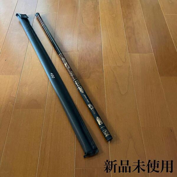 のべ竿 4.5m 渓流竿 軽量 コンパクト 延べ竿 釣竿 伸縮 ロッド 振出