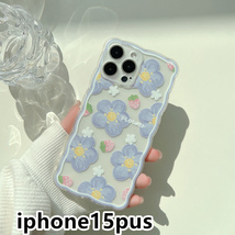 iphone15plusケース カーバー TPU 可愛い　お洒落　韓国　　軽い ケース 耐衝撃 高品質158_画像1