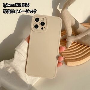 iphoneXRケース カーバー TPU 可愛い　お洒落　韓国　オフホワイト　軽量 ケース 耐衝撃 高品質359