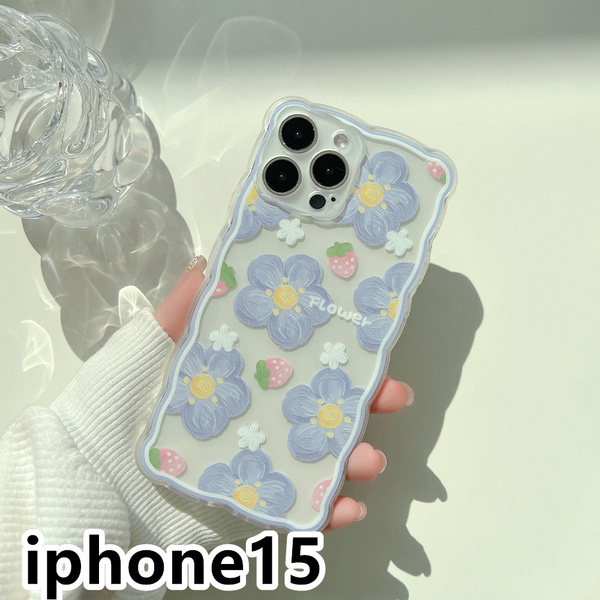 iphone15ケース カーバー TPU 可愛い　お洒落　韓国　　軽い ケース 耐衝撃 高品質158