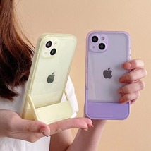 iphone14plusケース カーバー スタンド付き　半透明　お洒落　韓国　軽量 ケース 耐衝撃 高品質 紫336_画像8