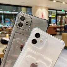 iphone12ケース カーバー TPU 可愛　お洒落　韓国　　軽量 ケース 耐衝撃 透明　白2_画像4