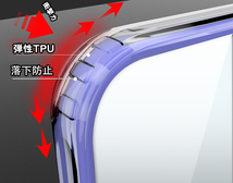 iphoneXRケース カーバー TPU 可愛い　お洒落　韓国　ブルー　軽量 ケース 耐衝撃 高品質354_画像2