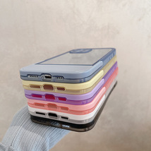 iphone11promaxケース カーバー スタンド付き　半透明　お洒落　韓国　軽量 ケース 耐衝撃 高品質 紫343_画像4