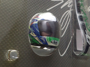【未開封・未使用】MotoGPライダー 中野真矢 56 レプリカヘルメットストラップ 2005 Ver.（光ギミック）