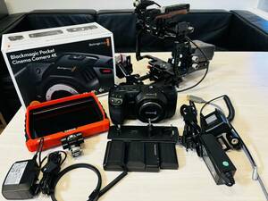 [ use frequency ultimate small ]BMPCC4K body + full lig set Blackmagic Pocket Cinema Camera 4K accessory great number! * finest quality beautiful goods *