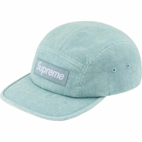 Supreme Denim Camp Cap "Mint"