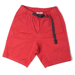 Gramicci NN shorts【S】レッド グラミチ ストレッチ ショートパンツ ニューナローショーツ クライミング コットン 赤 1245-NOJ