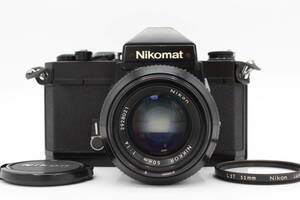 【訳アリ並品】NIKON ニコン Nikomat FT2 ブラック 非Ai NIKKOR 50mm F1.4 #5120253