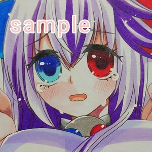 * same person hand-drawn illustrations [ Bomber girl ] purple *