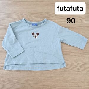 futafuta ミッキー長袖Tシャツ ロンＴ トップス フタフタ バースデイ カットソー