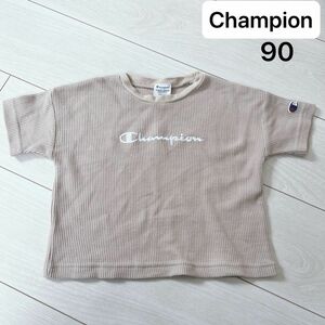 Champion ワッフル半袖Tシャツ チャンピオン ロゴ