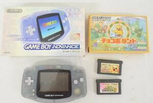 E◆Nintendo 任天堂 GAME BOY ADVANCE ゲームボーイアドバンス AGB-001 スーパーマリオアドバンス3 など ゲーム機 ソフト セット◆