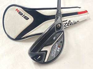 B◆Titleist タイトリスト 818 H1 21°フェアウェイウッド MCI 70-S ユーティリティ ゴルフクラブ ヘッドカバー付◆