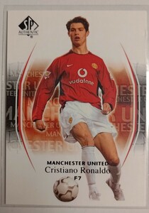 Cristiano Ronaldo クリスティアーノ ロナウド Upper Deck SP Authentic Manchester United 2004 #7 マンU