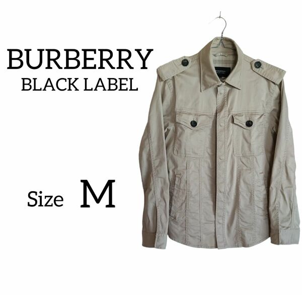 BURBERRY　バーバリー　ブラックレーベル　ジャケット　ブルゾン　ミリタリージャケット　M