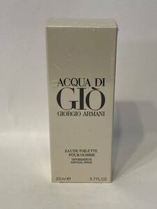 I4E077◆新古品◆ ジョルジオ アルマーニ GIORGIO ARMANI アクア ディ ジオ プールオム オードトワレ EDT 香水 20ml