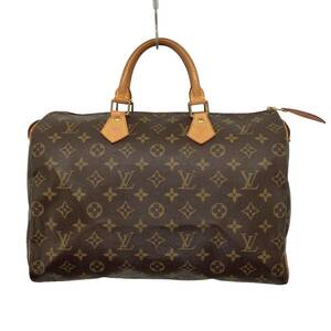 ルイヴィトン モノグラム スピーディ35 ハンドバッグ ブラウン レディース M41524 TH0092 LOUIS VUITTON レザー 革 ブランドバッグ