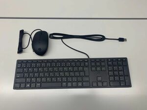 キーボード　有線　USB接続　+ マウス　有線　USB接続　　HP（ヒューレット・パッカード）