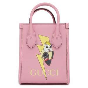 グッチ ハンドバッグ インターロッキングG付き ばなにゃコラボ 671623 GUCCI 2wayショルダートート ミニバッグ