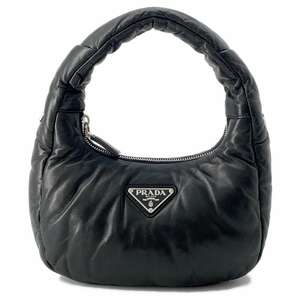  Prada handbag pa dead napa leather 1BA384 PRADA bag 2way shoulder bag black [ safety guarantee ]