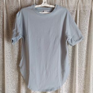 GAP 半袖 カットソー 水色　ロング Tシャツ 無地