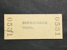 古い切符＊(西) 普通入場券 新今宮駅 料金 120円 平成2年＊鉄道 資料_画像2