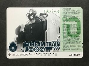 使用済み＊イオカード DREAMTRAIN 1999 JR東日本＊鉄道 資料