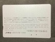 使用済み＊オレンジカード 乗車記念 しなの 電車381系 坂下〜落合川 JR東海＊鉄道 資料_画像2