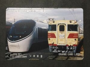 使用済み＊オレンジカード 371系電車と80系気動車 JR東海＊鉄道 資料